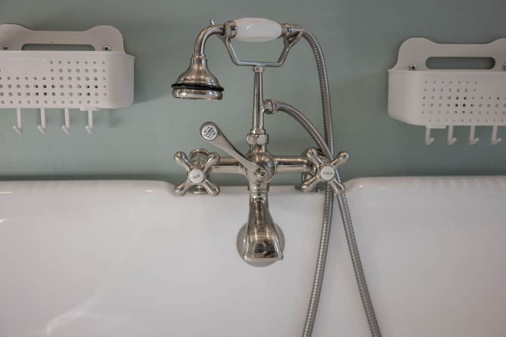 Bathroom 2, soaking tub and walk in shower!