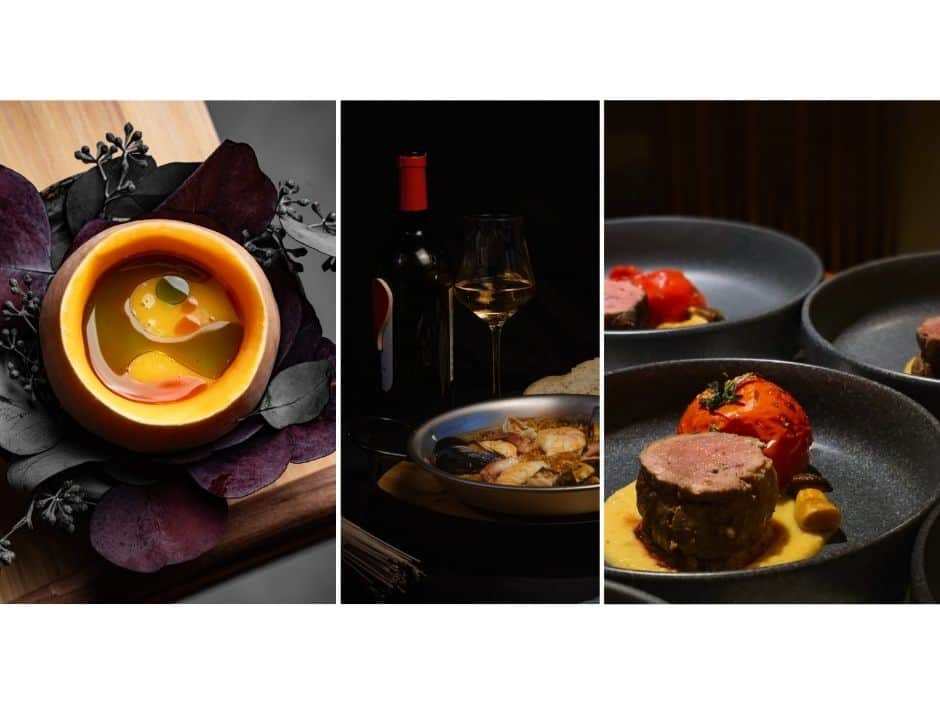 Private chef dishes at Villa Sueño.