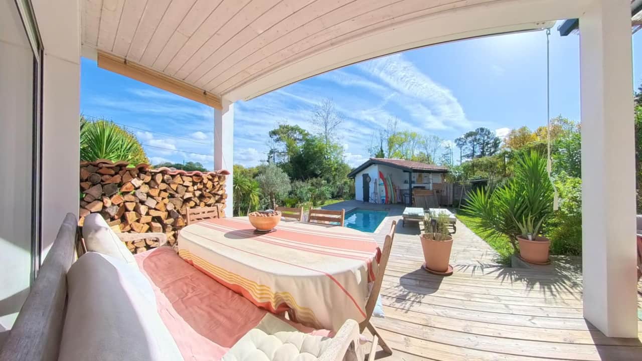 Terasse depuis maison 1
