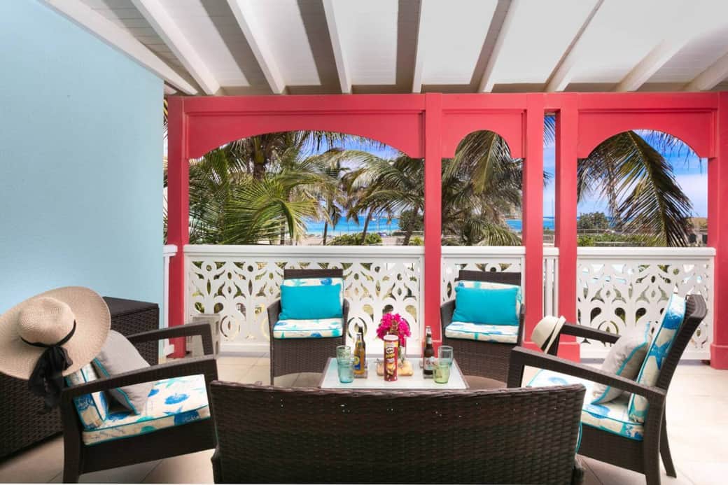 Outdoor lounge on the terrace Neptune