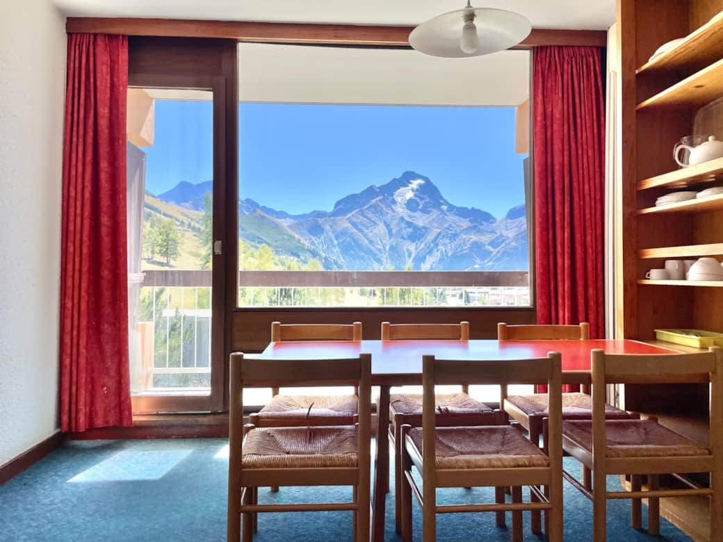 Balcon avec vue glacier Muzelle - été