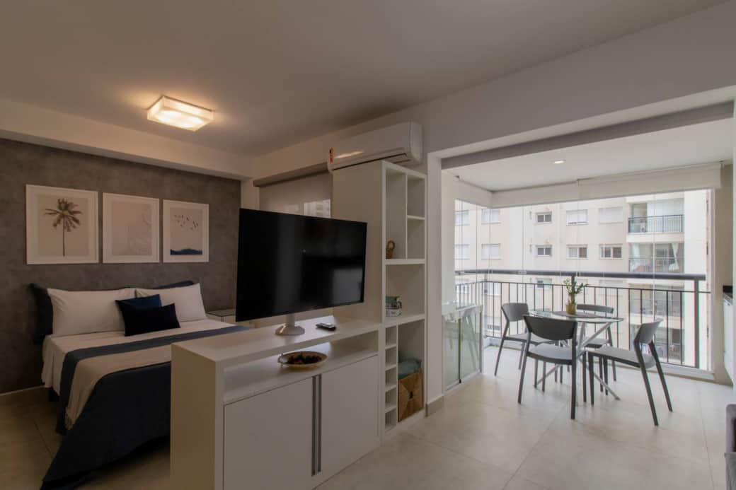 Visão sala e quarto 