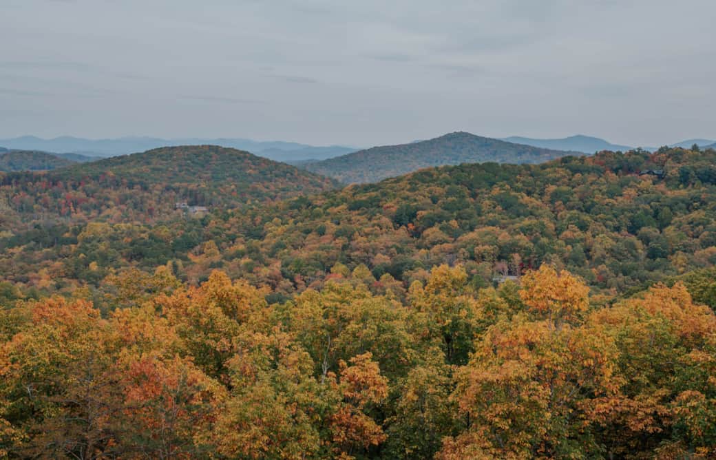 The view.  Pictures dont do it justice.  One of the best Blue Ridge has to offer.