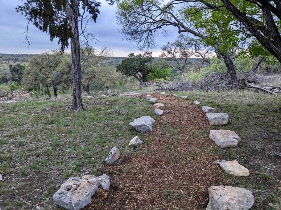 1-mile hiking trail on the property