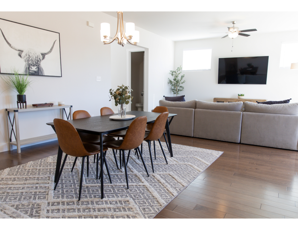 Open floor plan Open floor plan