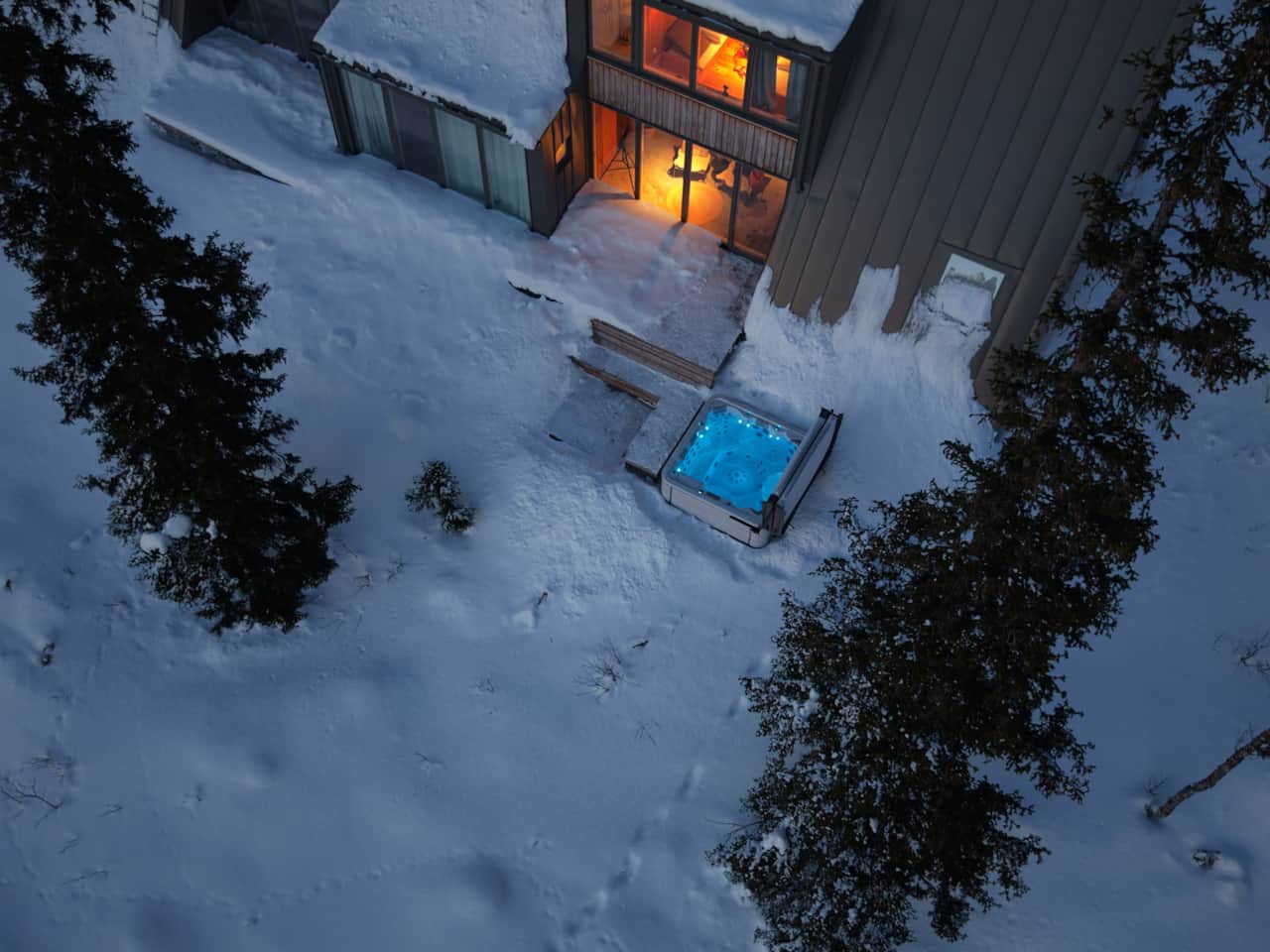 Jacuzzi with a fantastic view