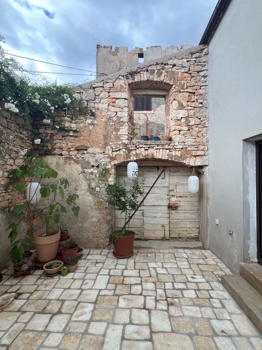inner courtyard