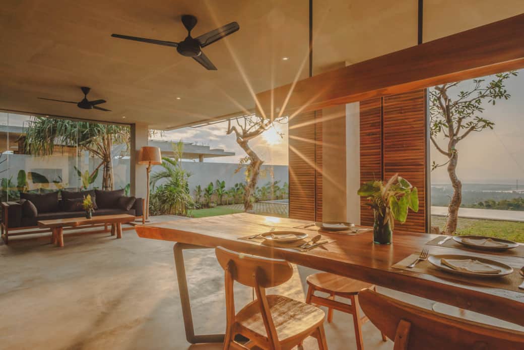 Villa Giulia  lounge and dining area