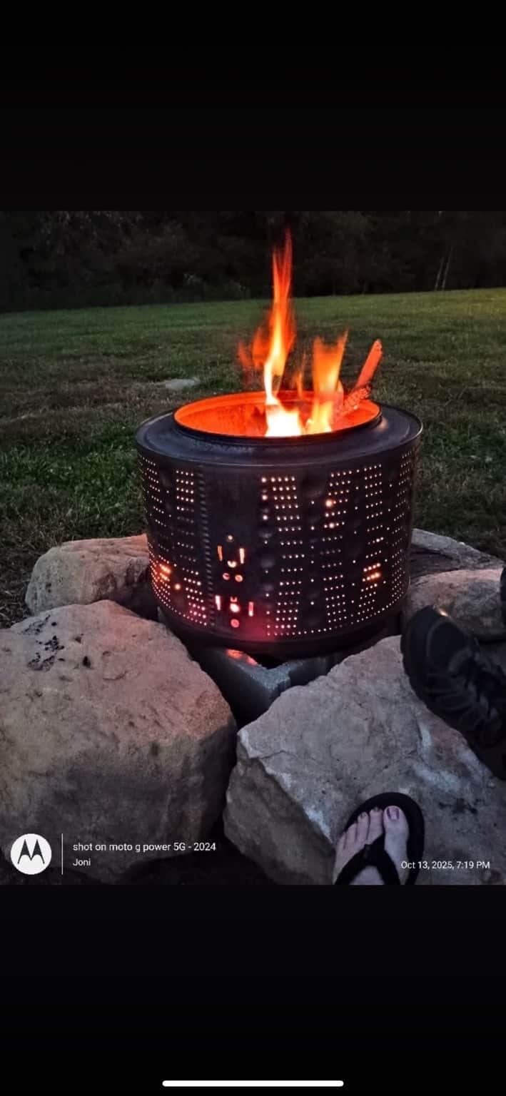 Outdoor fire pit for relaxing evenings