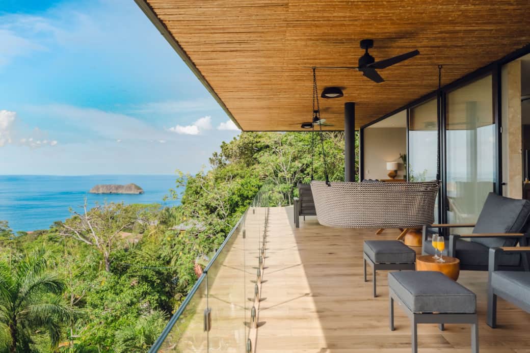 Enjoy ocean breezes from the terrace with stunning views Enjoy ocean breezes from the terrace with stunning views