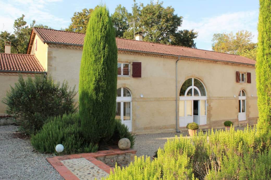 Les Ecuries, or The Stables, one of the main buildings in this magnificent property #thestables #lesecuries #miramontdastarac #france