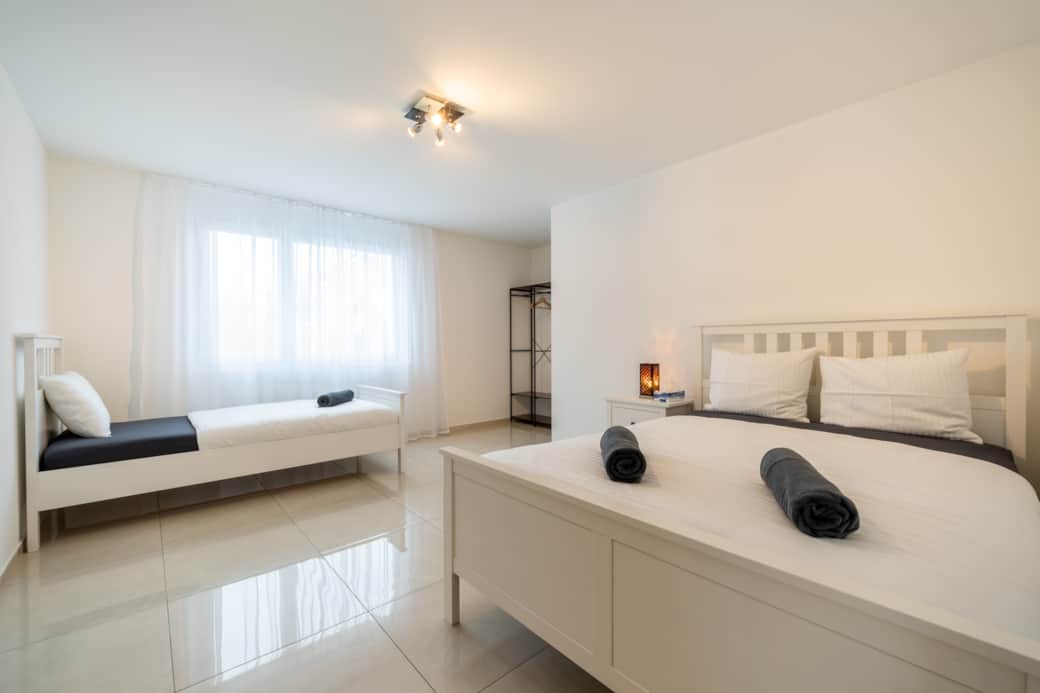 Master Bedroom - Queen Bed + Single Bed