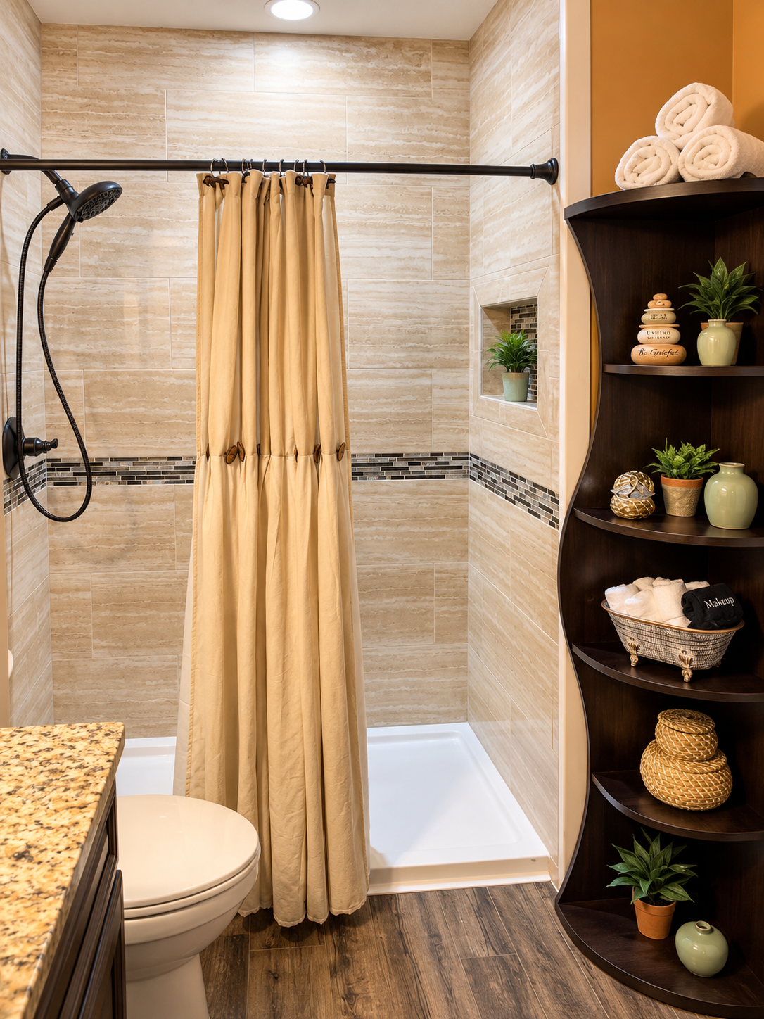 Brand new and beautiful shower!