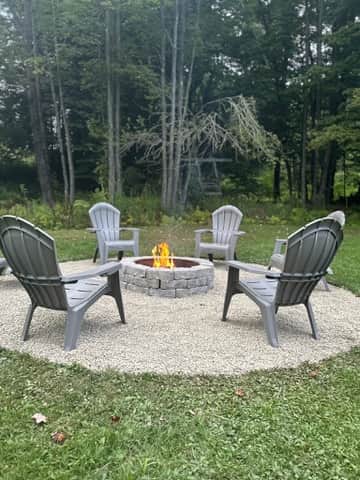Firepit for s'mores and stargazing