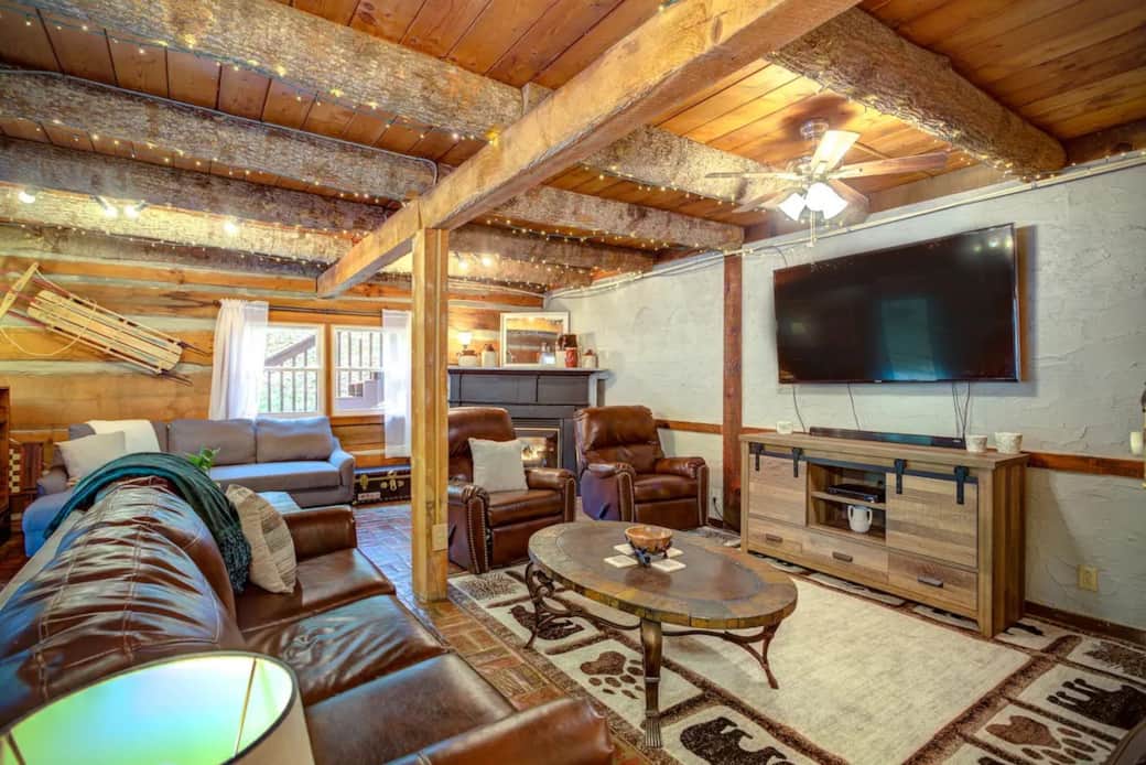 Living Room & Fireplace
