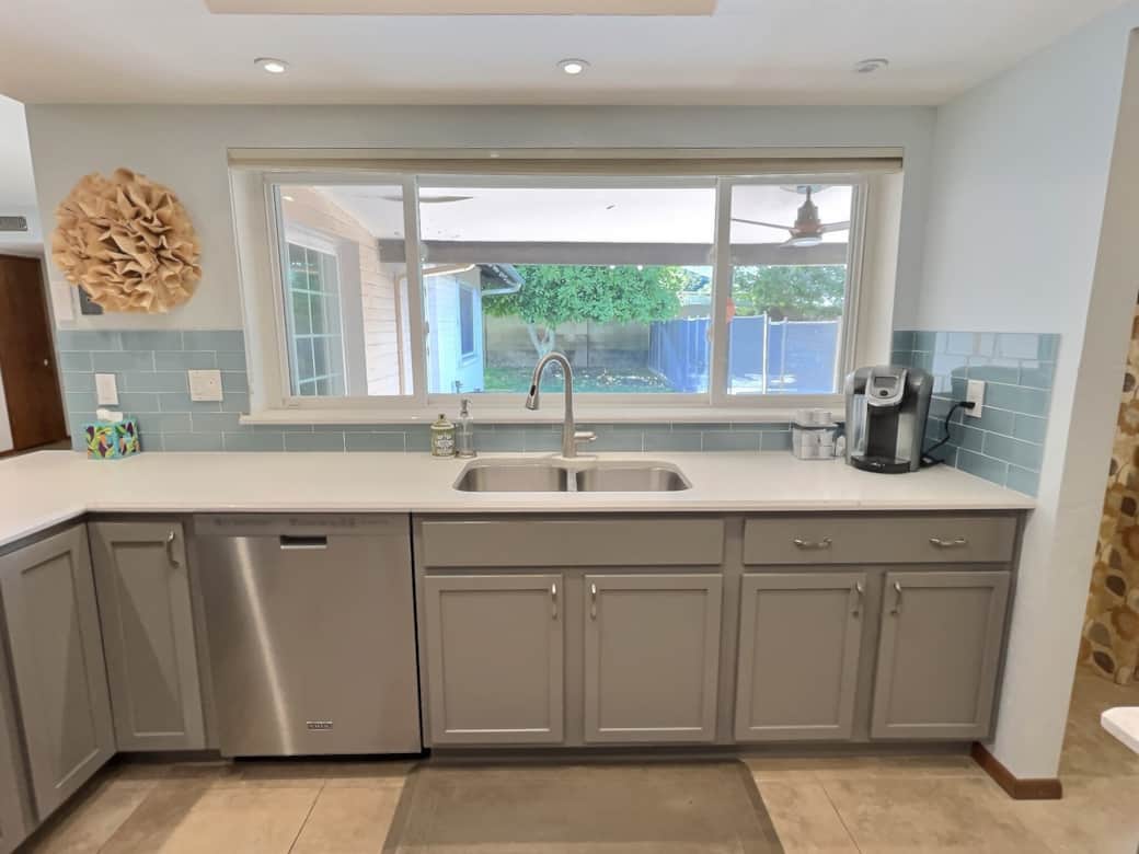 Kitchen with dishwasher