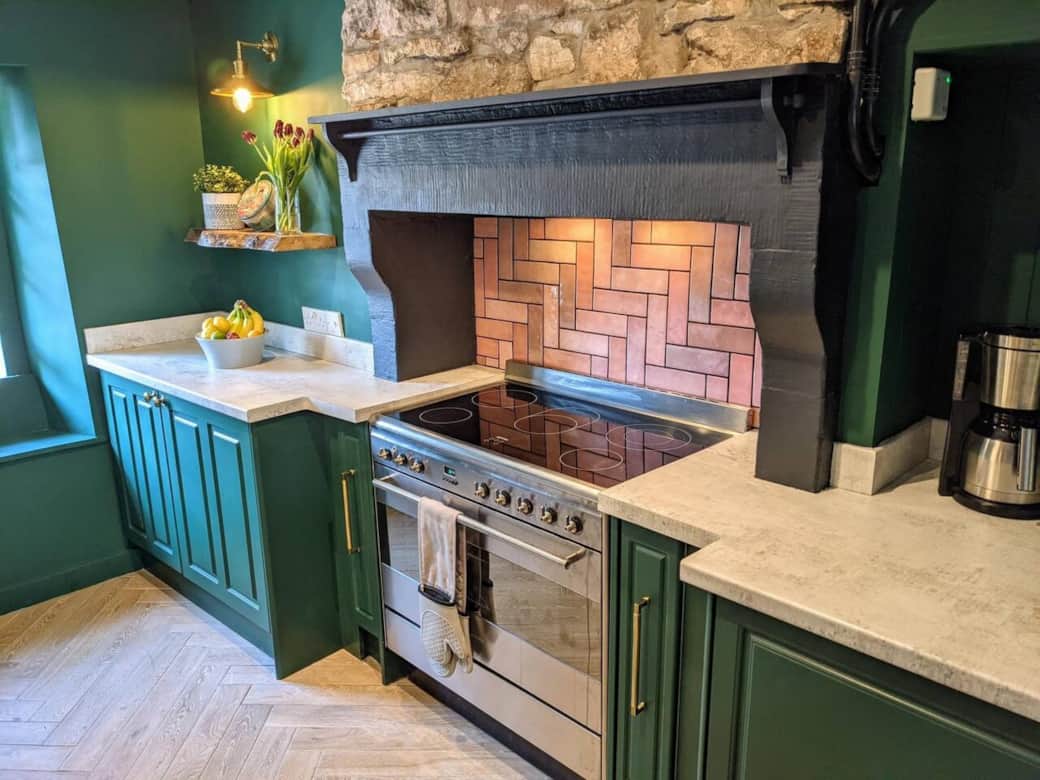 Recently redecorated kitchen