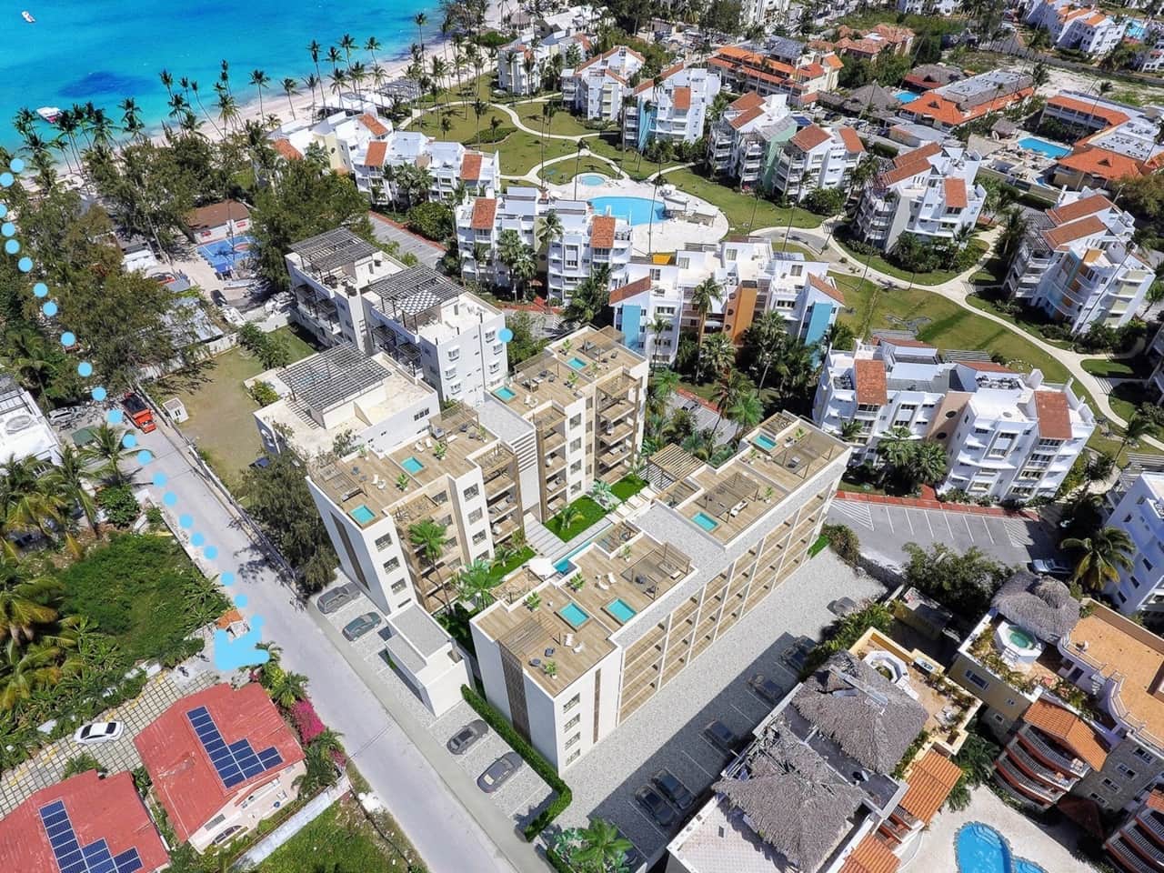 Aerial View of apartment location