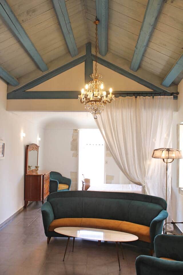 View of living area