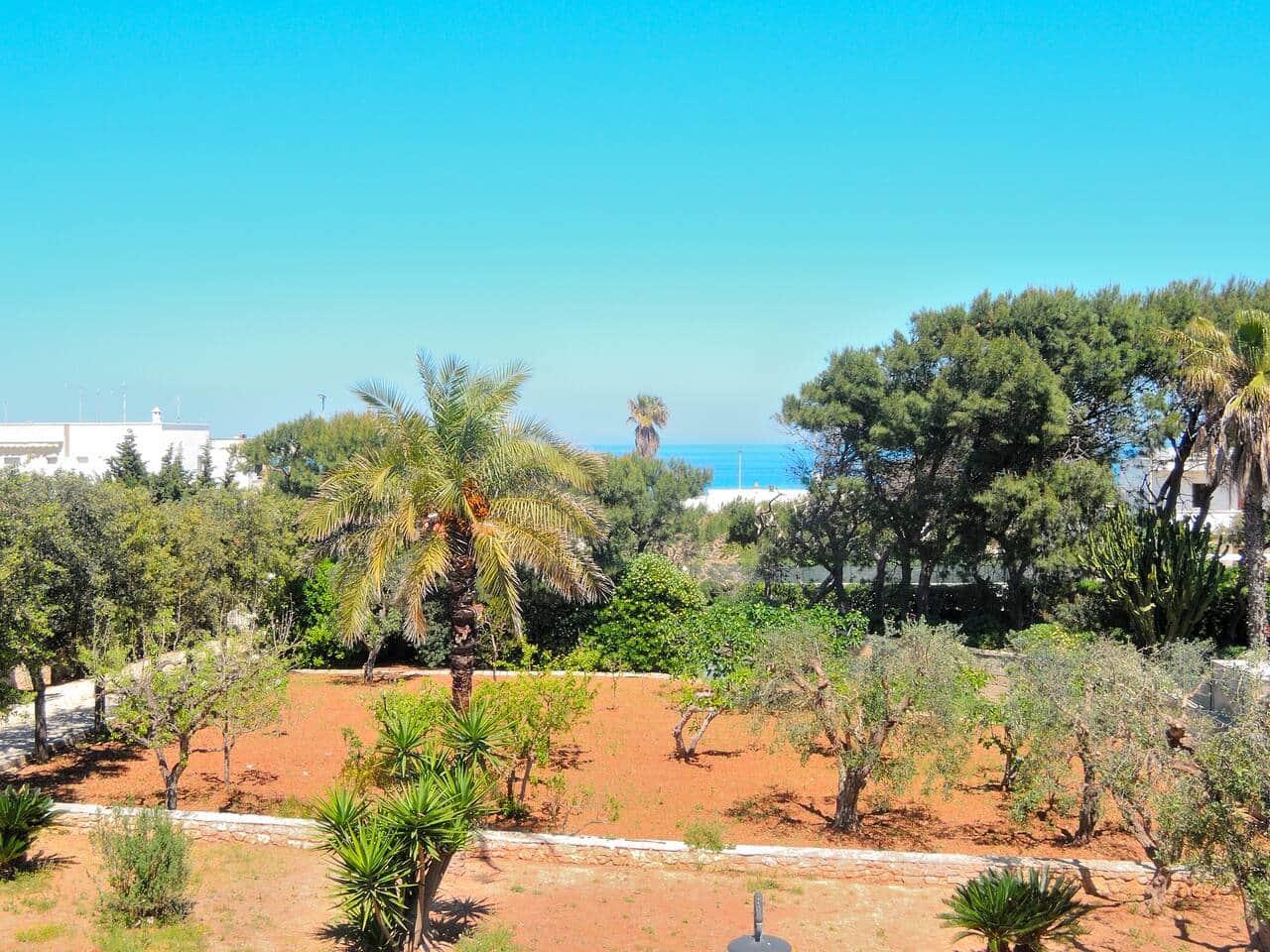 sea view from the first-floor balcony