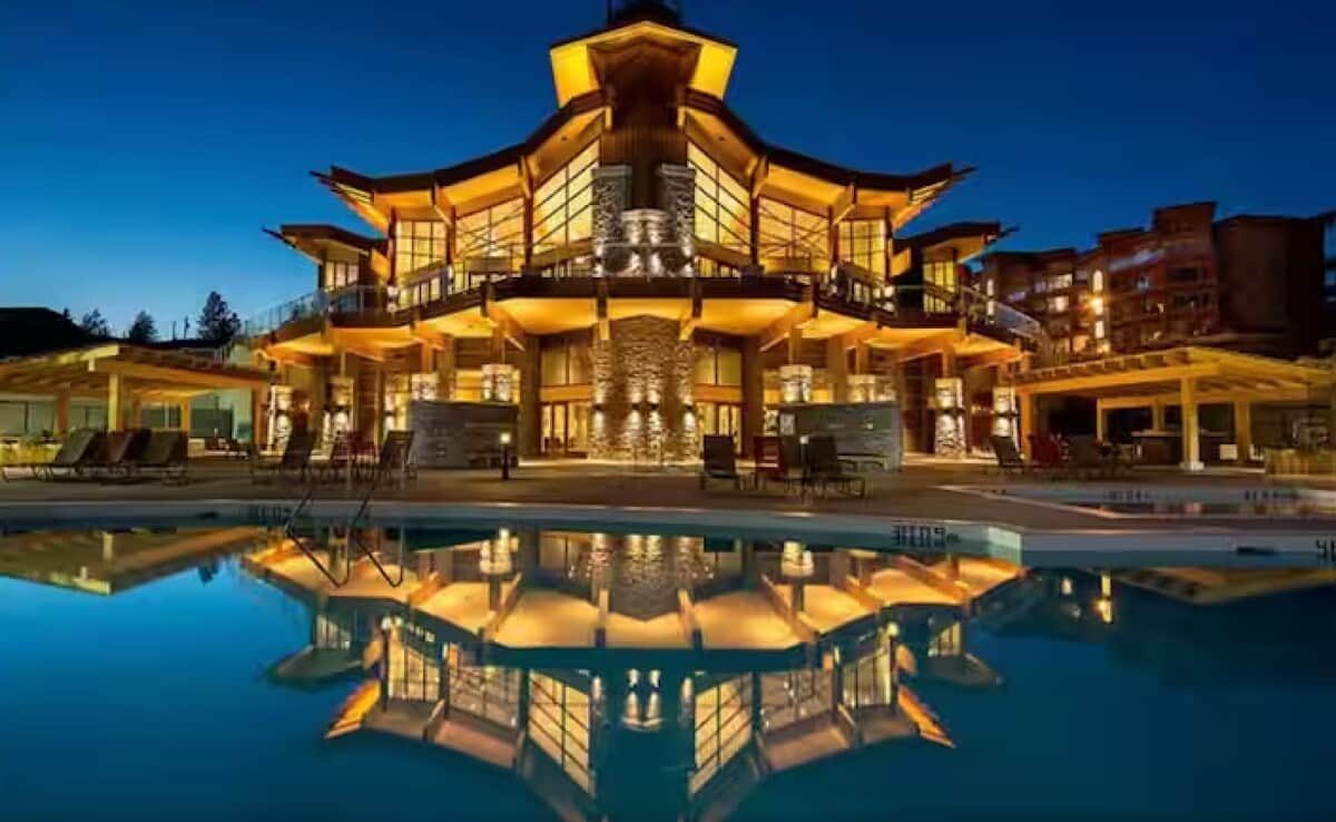 Amenity Centre at night