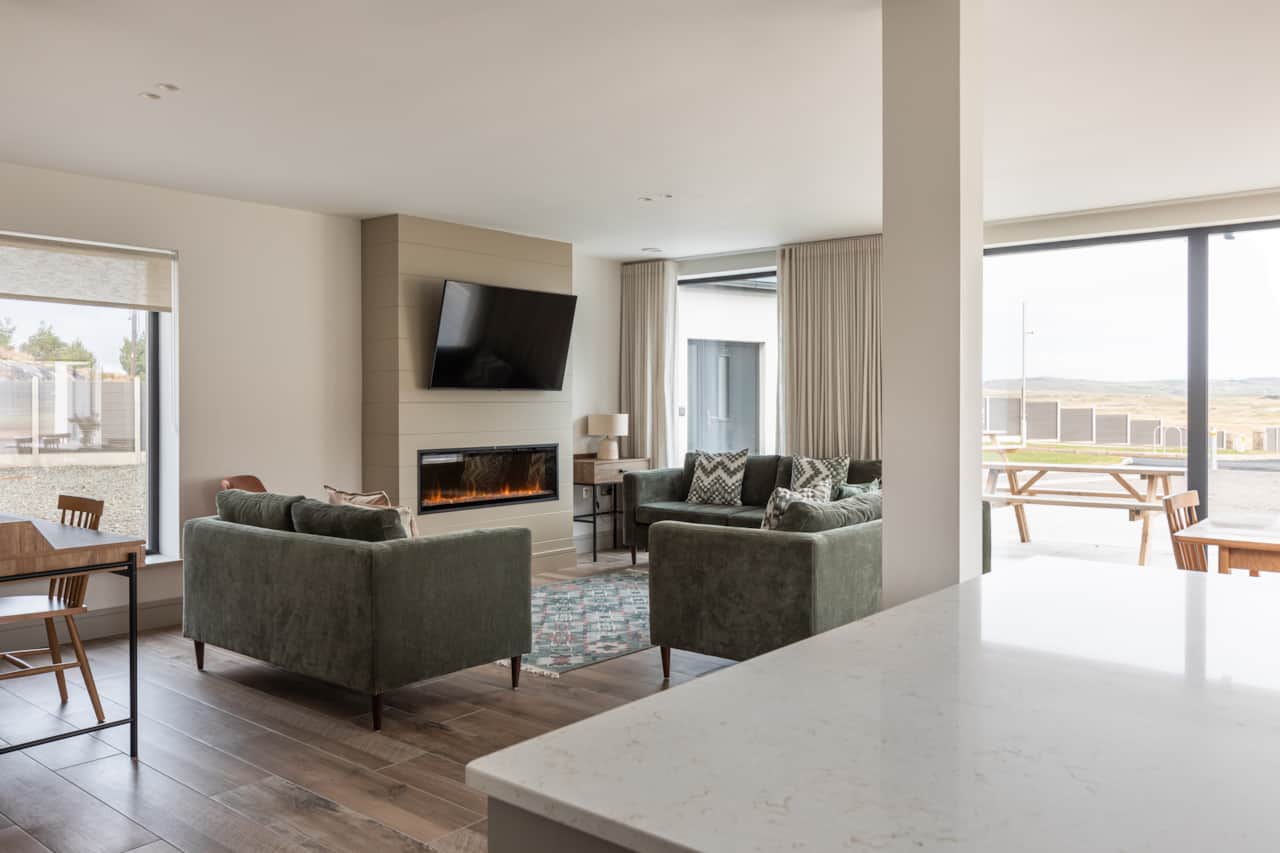 Living area @Ballyliffin Beach Houses