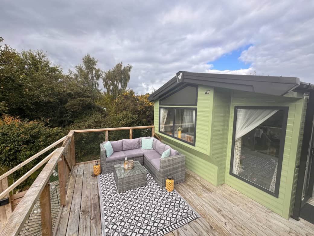 Outside sofa and BBQ area for Sunset evenings