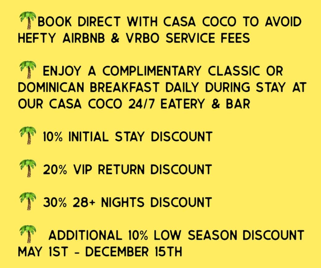 Time To Book Your CASA COCO Stay Is Now