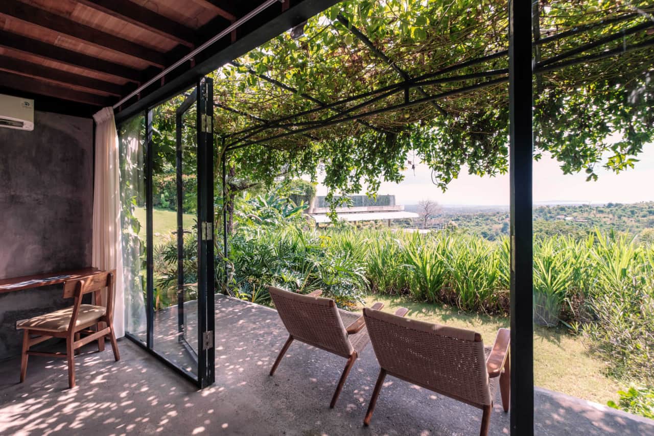 view from the bedroom terrace