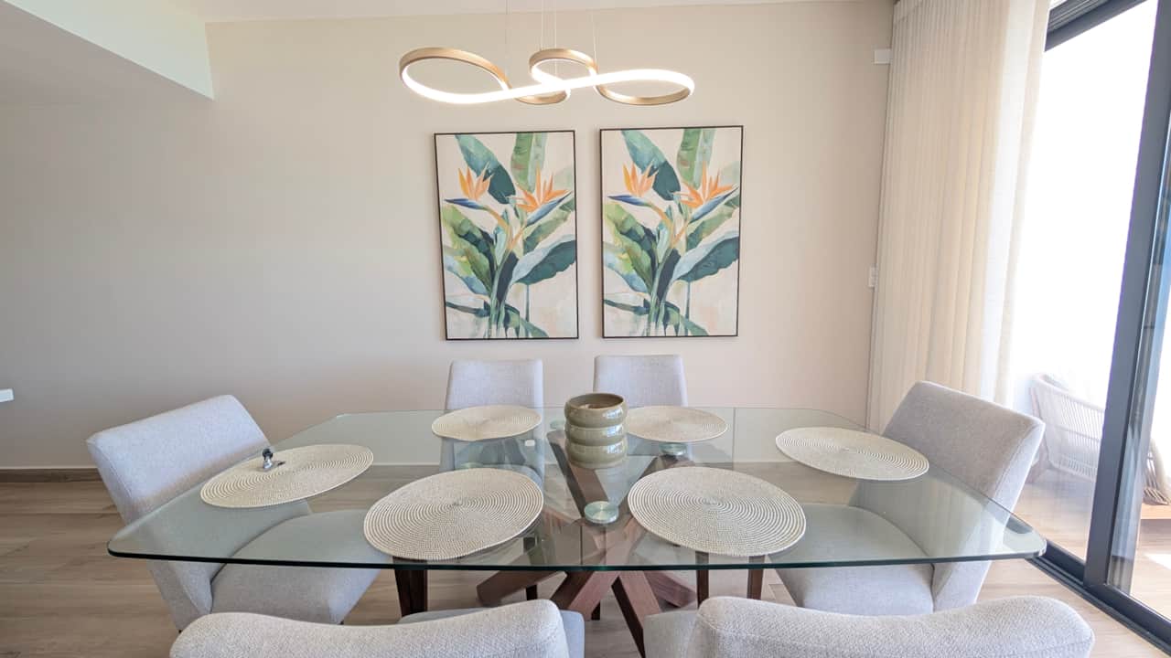 Cana Life Luxury | City Beach -Pool View Dinning Area
