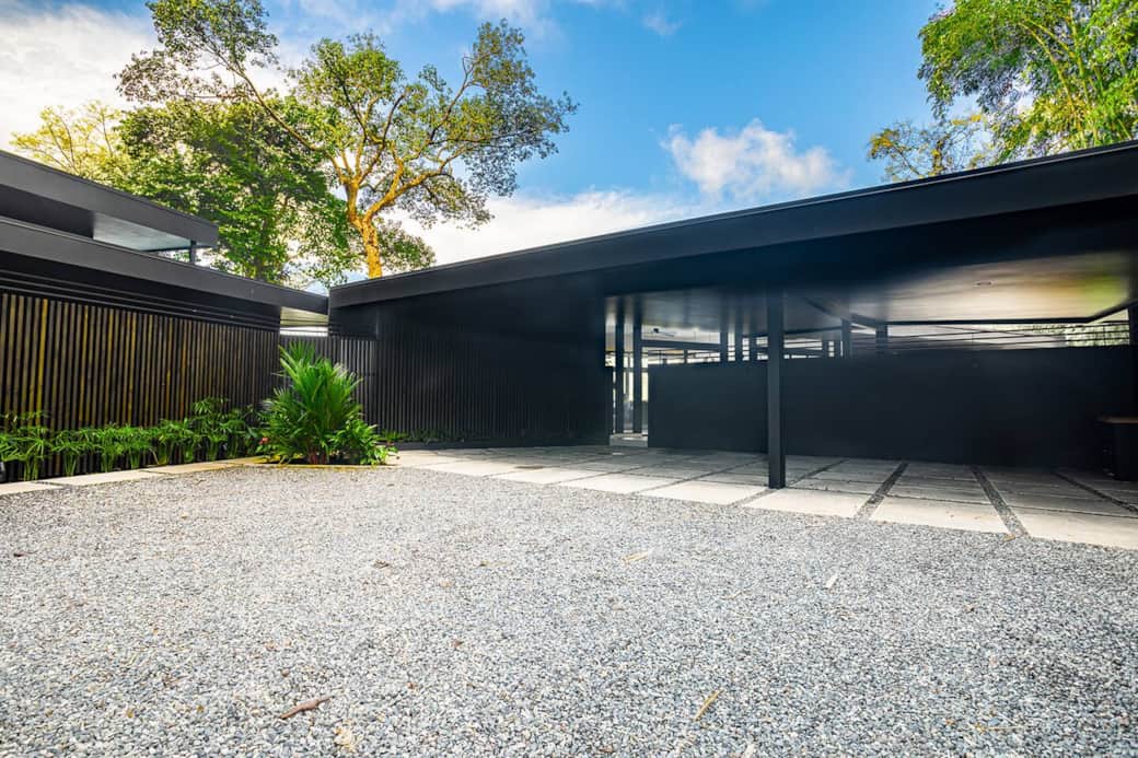 Front Entry , Covered Parking area