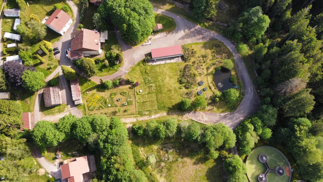 Vue aérienne domaine