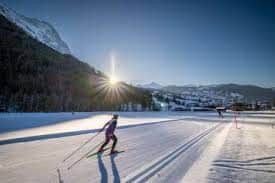 Cross-country skiing in Grindelwald