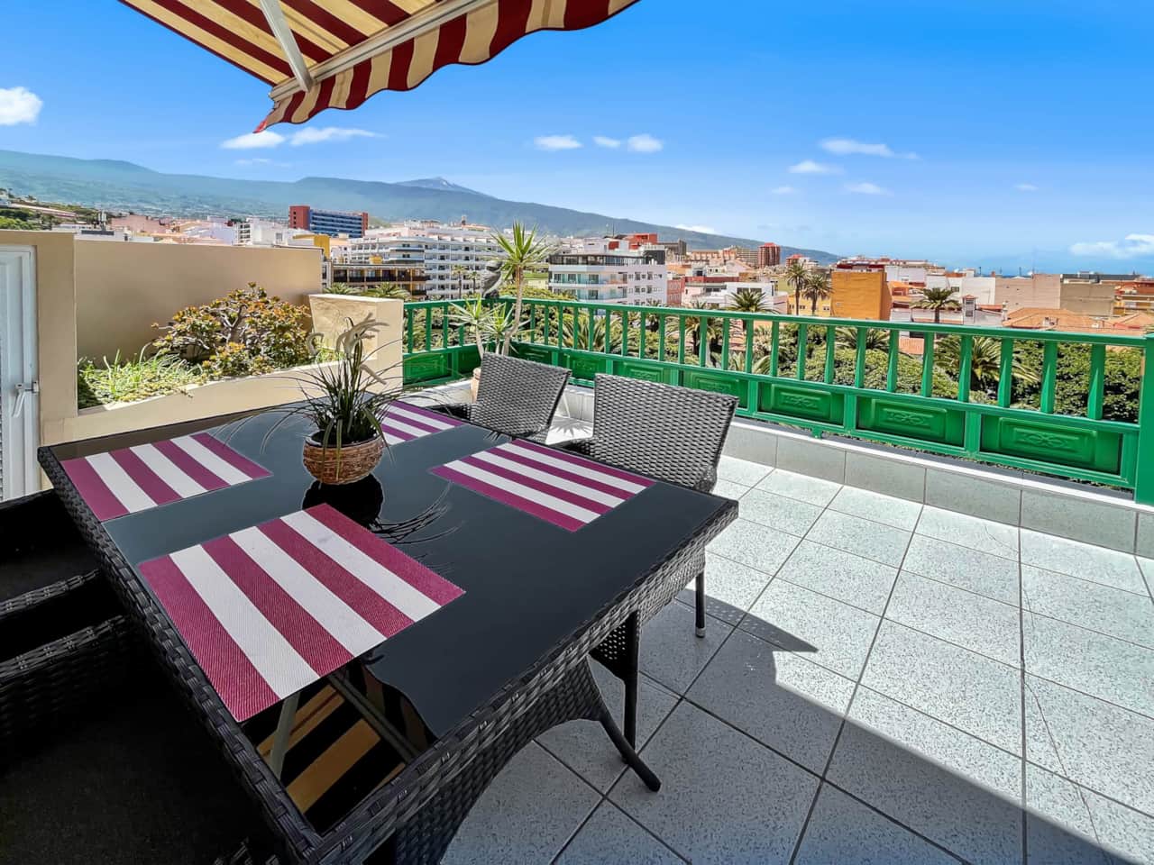 Fantastic panorama views all around the Orotava Valley and towards Mount Teide