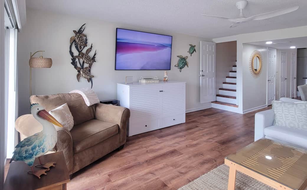 Murphy Chest Bed under TV
