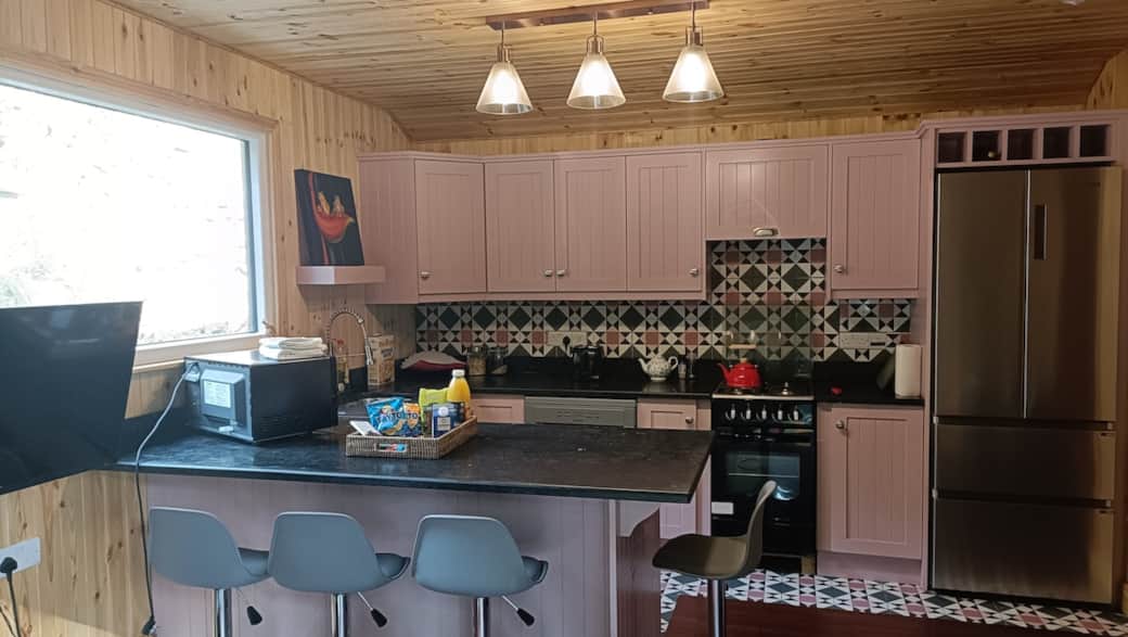 Clean modern kitchen with all amenities
