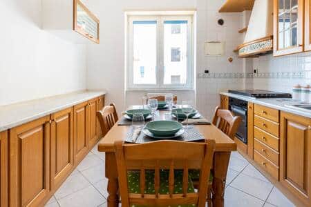 Kitchen with Table for Lunch and Dinner with your family or friends