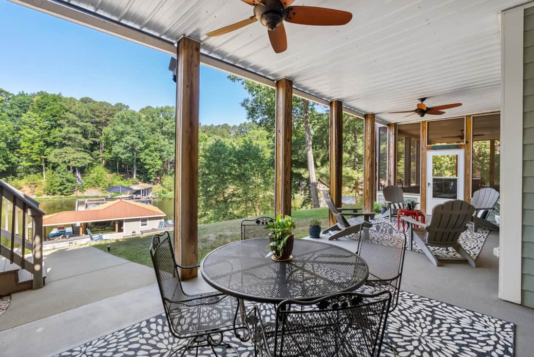 Outside eating area