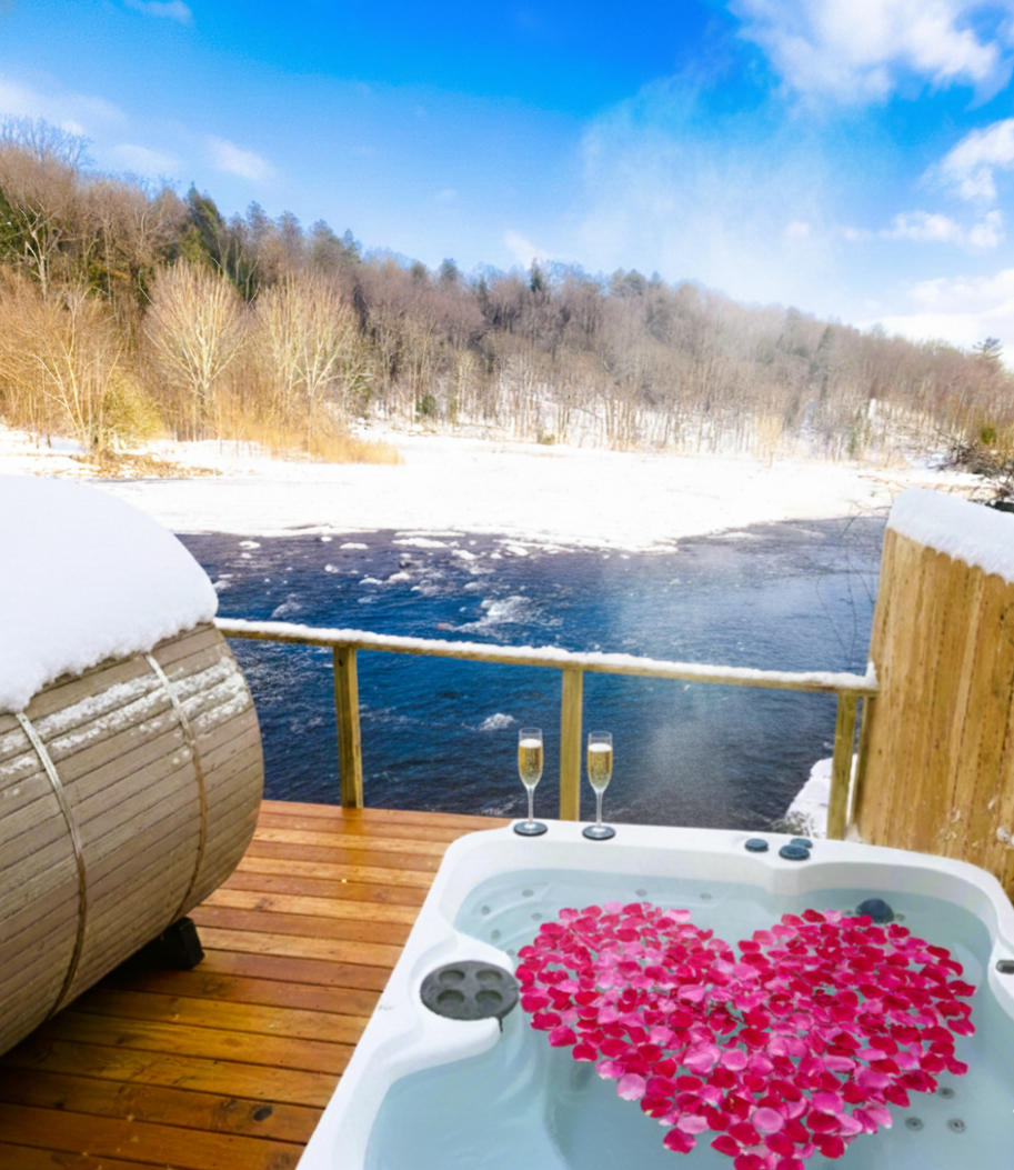 Outdoor backyard deck