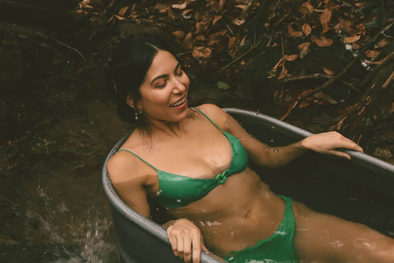 Cool off in the cold plunge