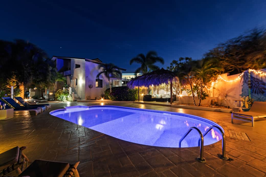 Pool by night