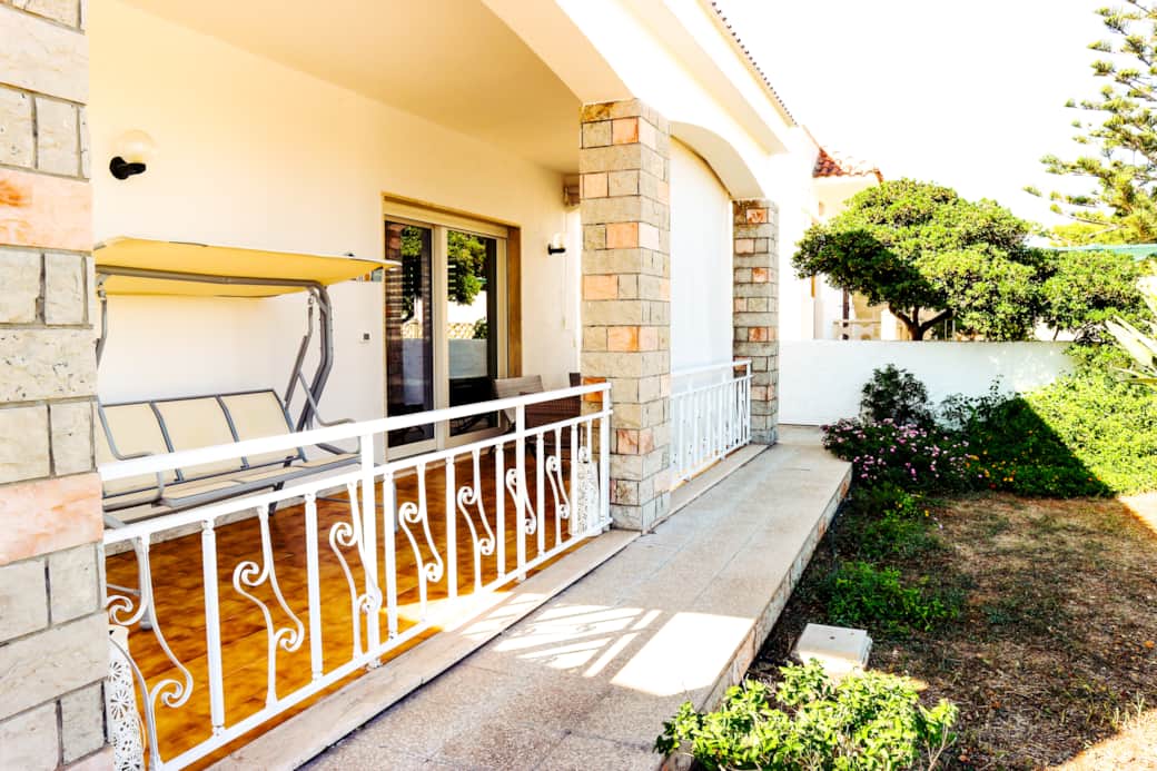 Veranda con Tenda Parasole