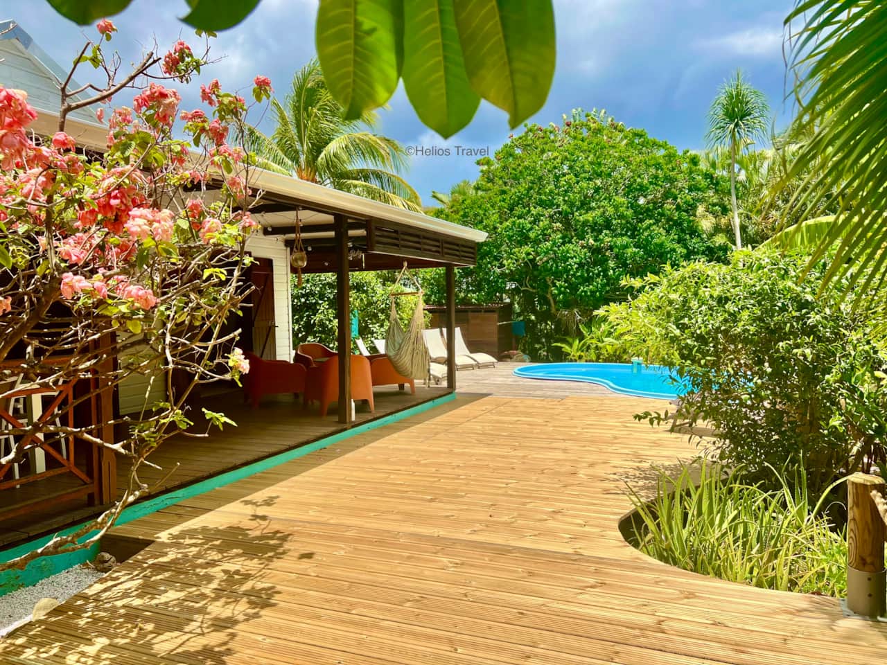 La terrasse et le jardin