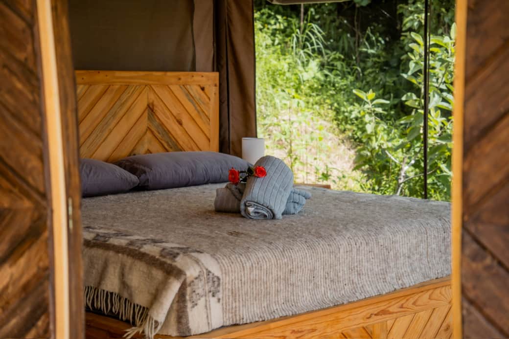 Bed close up