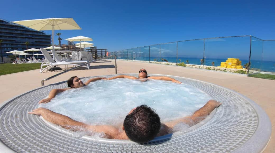 Jacuzzi, winter area