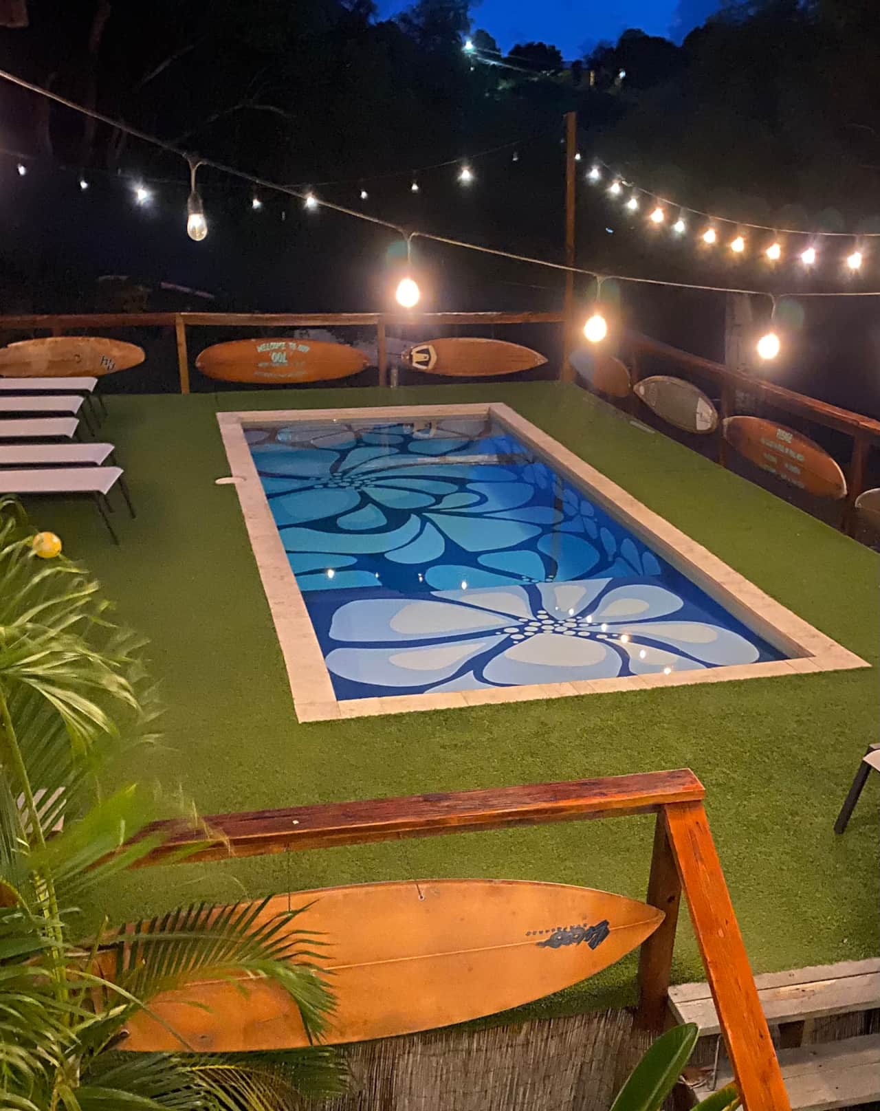 Pool and lounge chairs