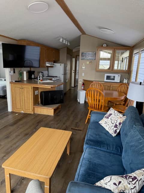 Living, Dining and Kitchen
