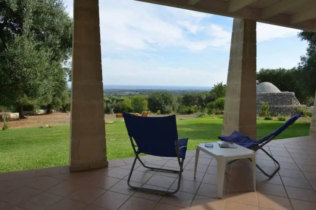veranda vista mare