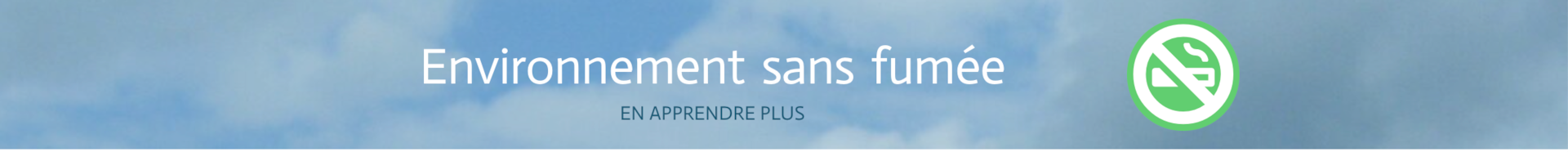 Environnement sans fumée