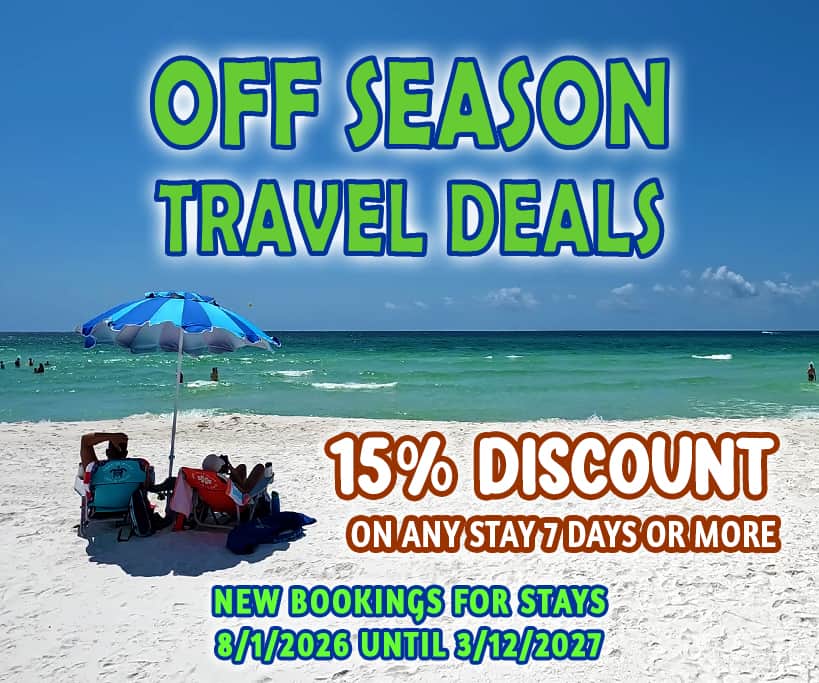 15% OFF SEASON TRAVEL DISCOUNT